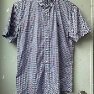 헤지스 반팔 남방 셔츠 (체크)