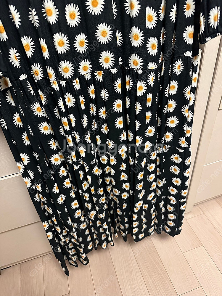 자라 원피스 zara 롱원피스 새상품 블랙원피스 플라워...--5