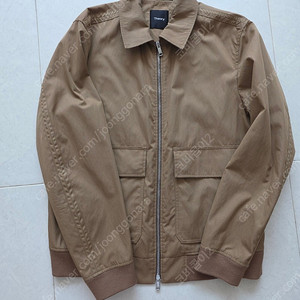 띠어리 개버딘 코튼 블루종 자켓 L