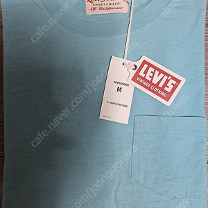 리바이스 LVC 1950's 스포츠웨어 티셔츠 스트라토스피어 M 사이즈 팝니다.