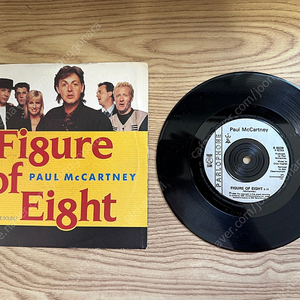 (Beatles 신보 발매 기념 특별 할인!) [희귀] 폴 맥카트니 FIGURE OF EIGHT original 영국산 7 인치 싱글 Paul McCartney 前 비틀즈 LP
