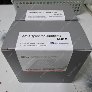 AMD 라이젠7 6세대 9800X3D 멀티팩 정품 미개봉