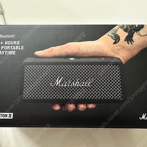 마샬 엠버튼2 블루투스 스피커 소비코 정품(미개봉)