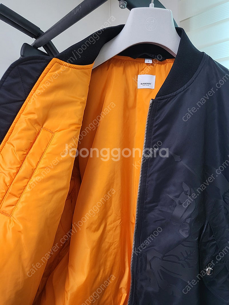 23SS 버버리 ekd 로고 봄버 자켓 L(새상품)--6