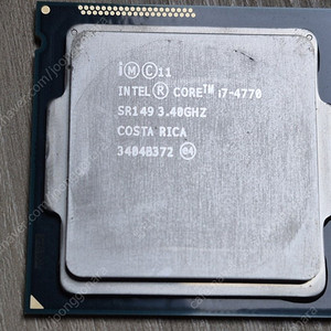 인텔 i7 4770 CPU 단품
