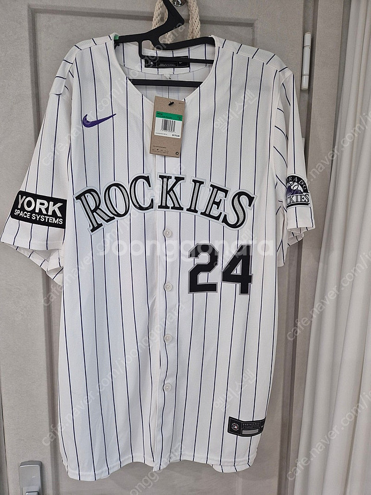 나이키 MLB 콜로라도 베이퍼리미티드 유니폼 져지 XL--0