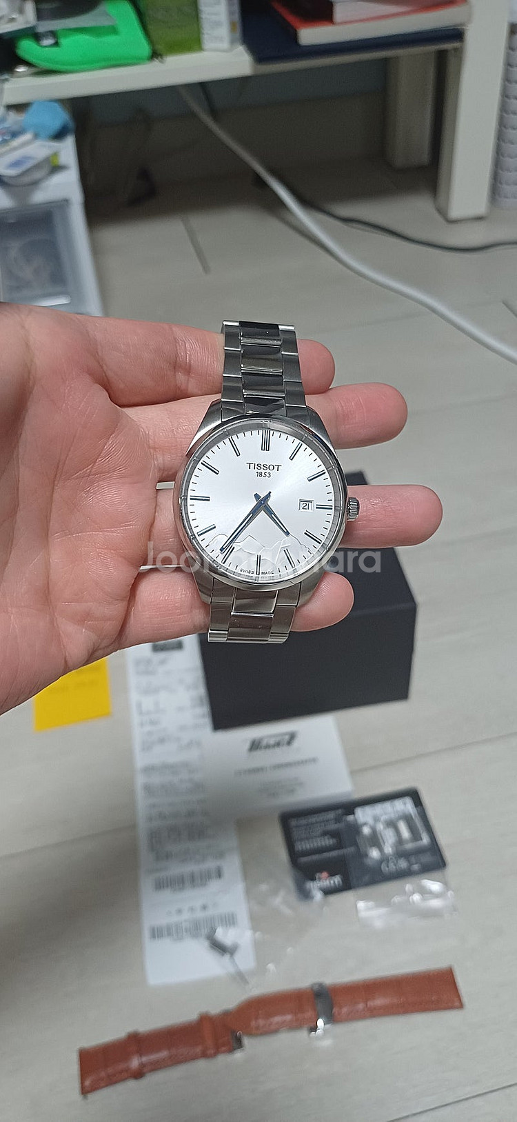 티쏘 융프라우 쿼츠 40mm pr100 판매합니다(25...--2