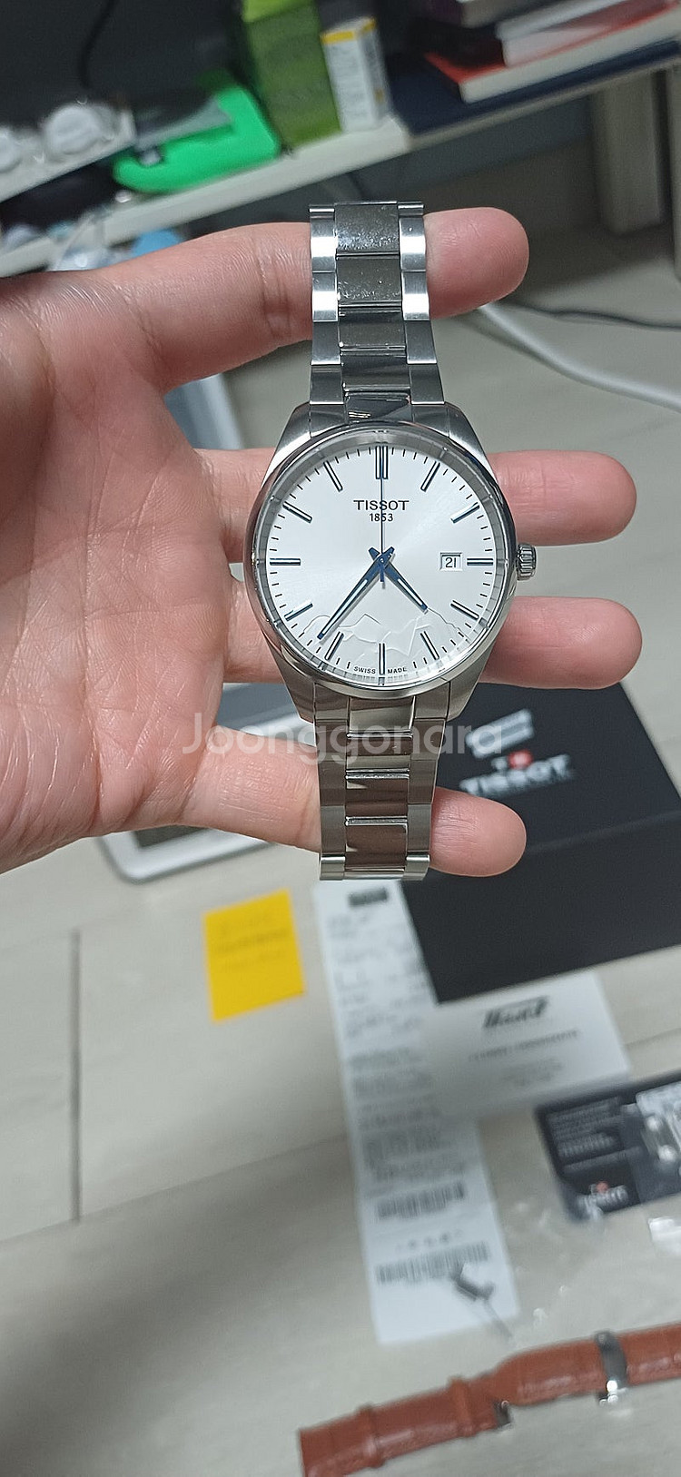 티쏘 융프라우 쿼츠 40mm pr100 판매합니다(25...--7