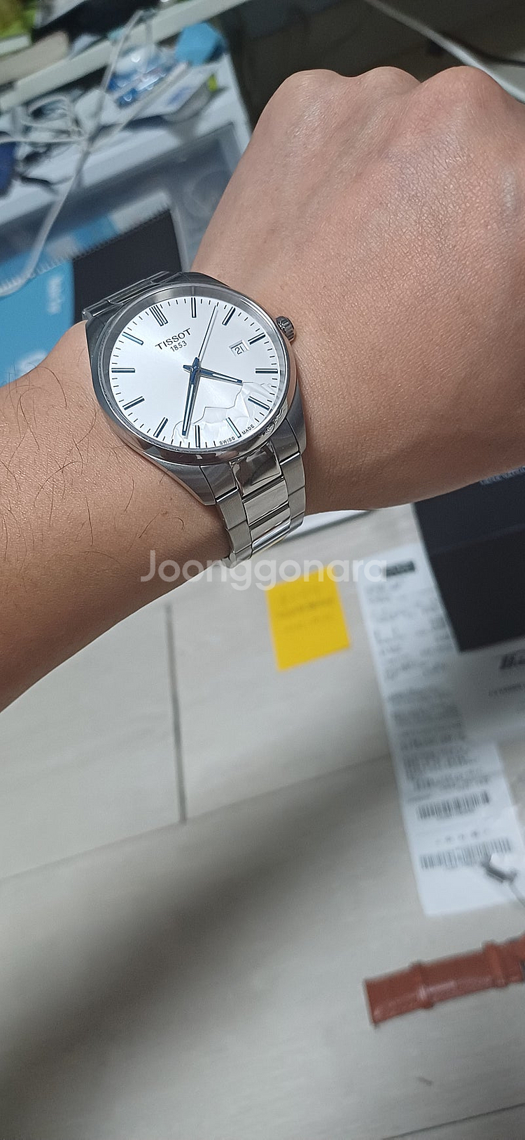 티쏘 융프라우 쿼츠 40mm pr100 판매합니다(25...--8