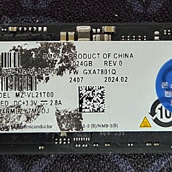 국내정품 Samsung PM9A1 1TB 판매합니다. (24년 5월 구매)