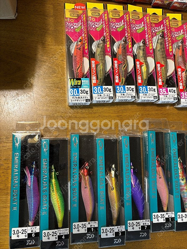다이와에메랄다스보트1,2 팁런에기10개 + 듀엘팁런에기6개+세피아팁런에기 5개 팝니다.--3
