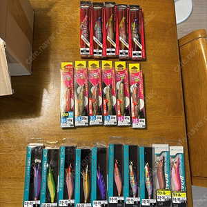 다이와에메랄다스보트1,2 팁런에기10개 + 듀엘팁런에기6개+세피아팁런에기 5개 팝니다.