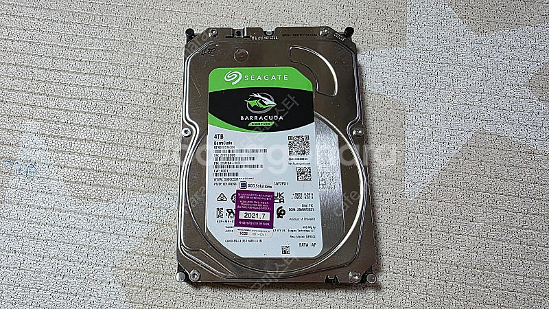 시게이트 바라쿠다 4TB 2개 일괄--0