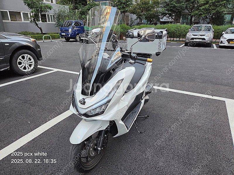 혼다 2025 pcx white 1,094km--4
