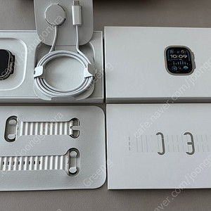 애플워치 울트라2 49mm 내추럴 s급 풀박스