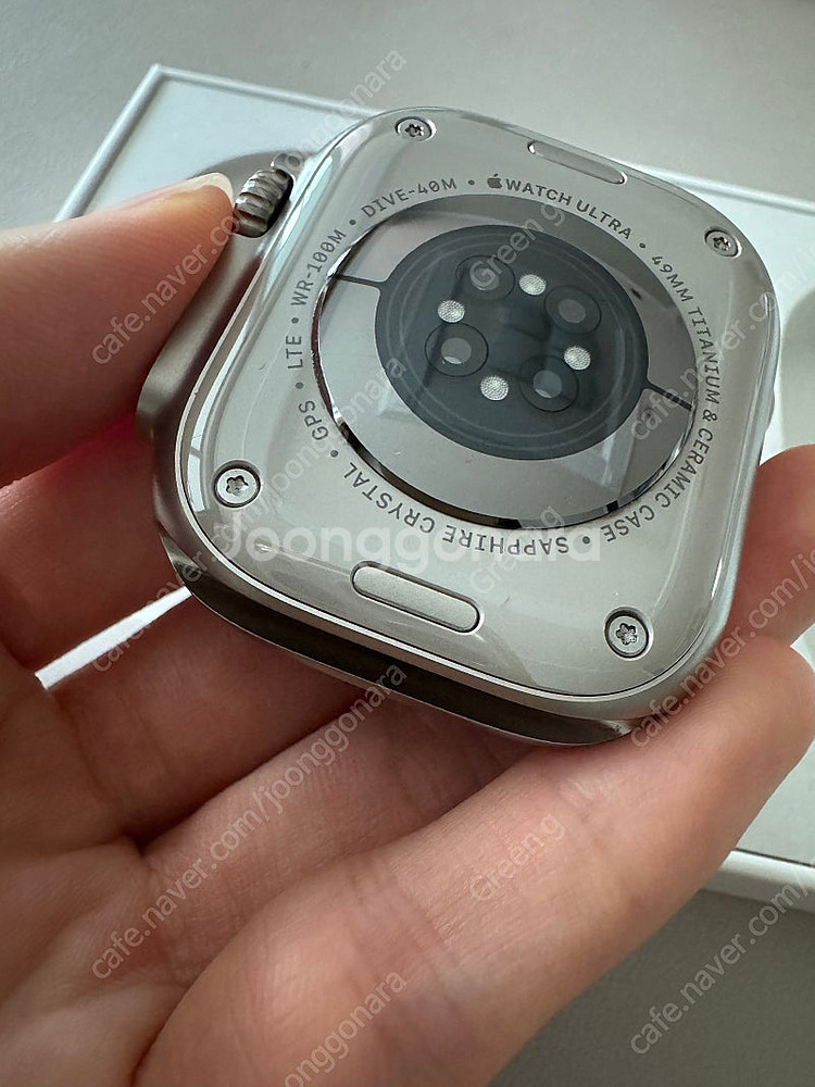 애플워치 울트라2 49mm 내추럴 s급 풀박스--3