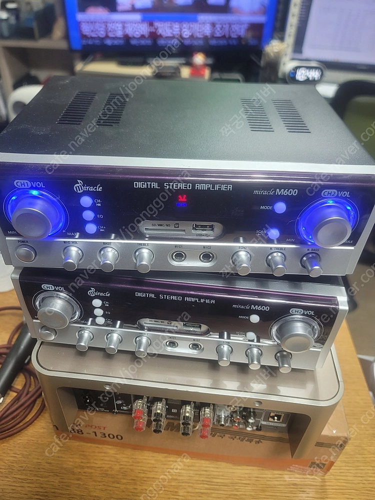 미라클 M600 앰프,M610S 150W 스피커 이미지