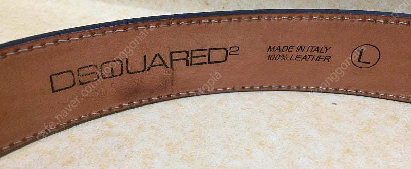 디스퀘어드2 가죽 벨트 단풍 로고 버클 L dsquared2 leather belt 이미지