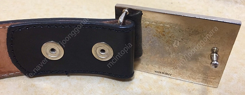 디스퀘어드2 가죽 벨트 단풍 로고 버클 L dsquared2 leather belt 이미지