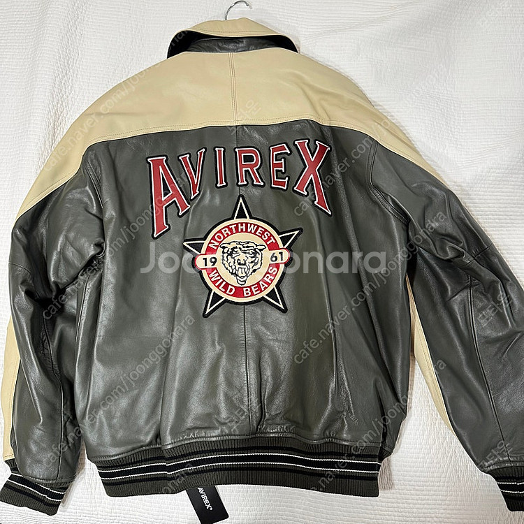 아비렉스 램스킨 바시티 자켓 팝니다--1