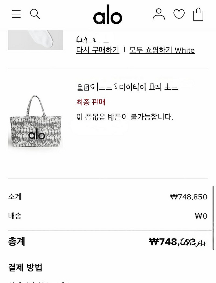 알로요가 쇼퍼백--2