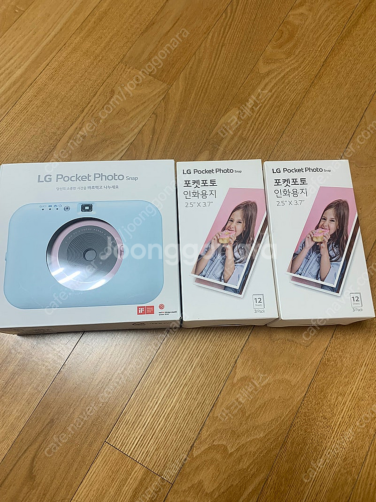 LG 포켓포토스냅 pc389 과 인화지72장 미개봉--0