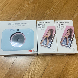 LG 포켓포토스냅 pc389 과 인화지72장 미개봉