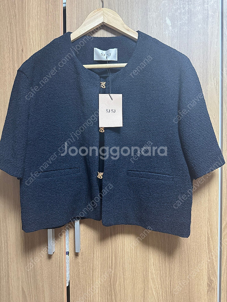 한섬 SJSJ 크롭 자켓 택비 포함--1