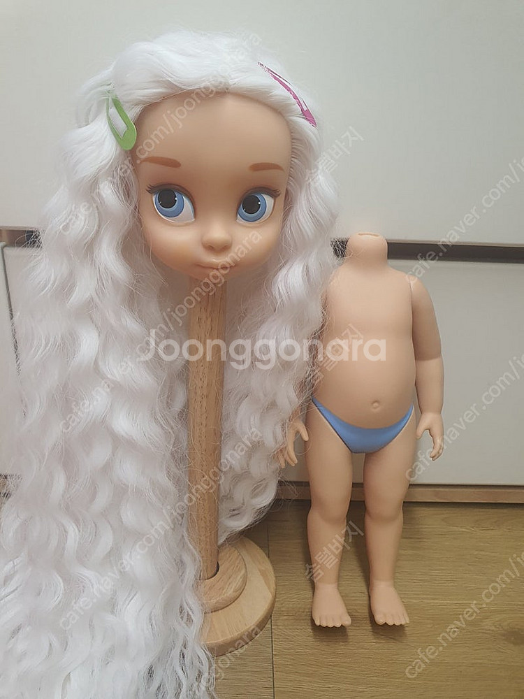 토르소 신디 베이비돌 화이트 펌핑식모--8