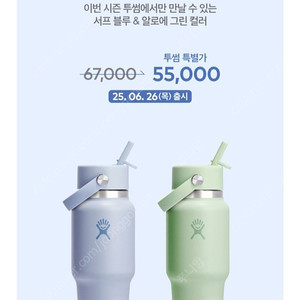 투썸 플레이스 투썸 텀블러 하이드로 플라스크 핸들 텀블러