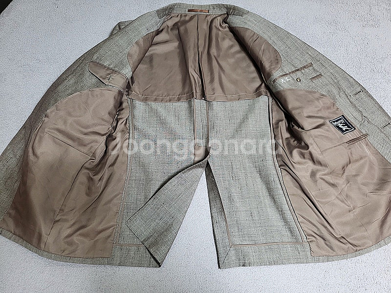 100 버버리 린넨 블레이져 자켓--0