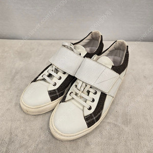 라프시몬스 화이트 벨크로 스니커즈 운동화 255~260