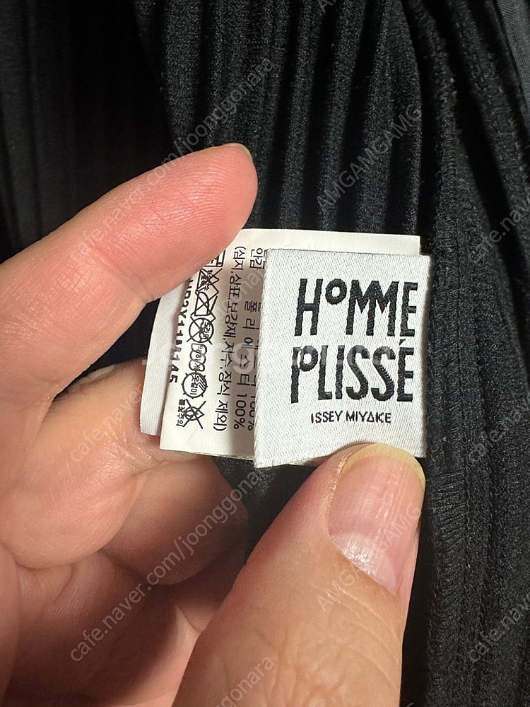 옴므플리세 Mc 집업자켓 4사이즈 블랙--4