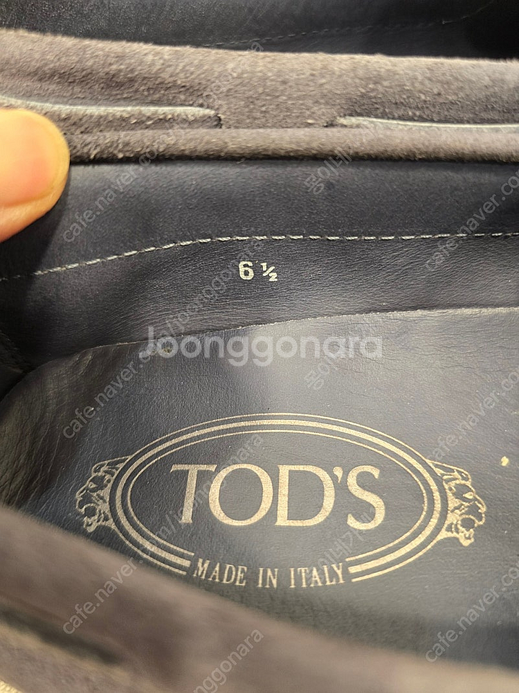 TODS 토즈 스웨이드 드라이빙 슈즈 6.5 (255~...--6
