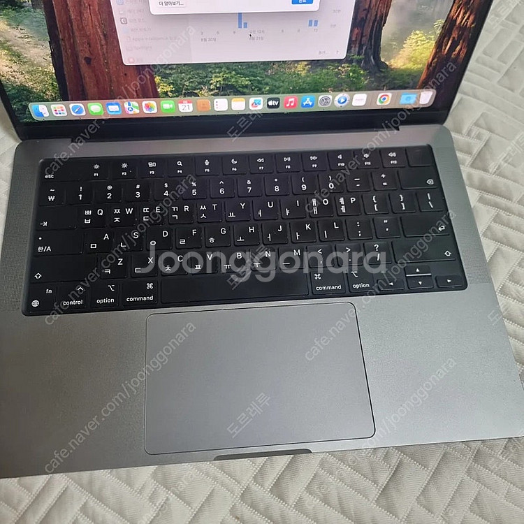 맥북프로 m1pro 칩셋 14 배터리 99% 팝니다--5