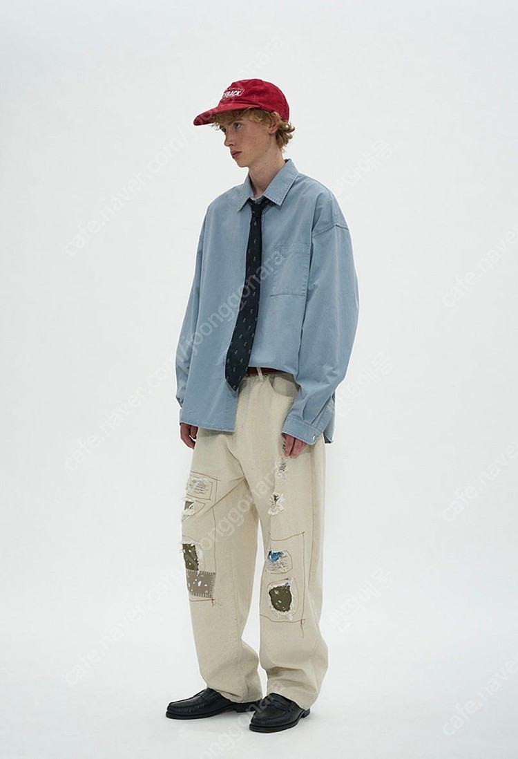 파르티멘토 핸드메이드 B FELLA 패치워크 팬츠 베이지 M--1