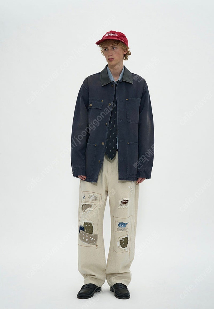 파르티멘토 핸드메이드 B FELLA 패치워크 팬츠 베이지 M--2