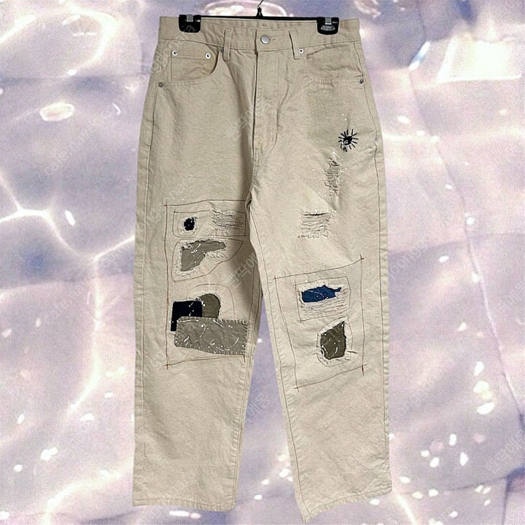 파르티멘토 핸드메이드 B FELLA 패치워크 팬츠 베이지 M--9