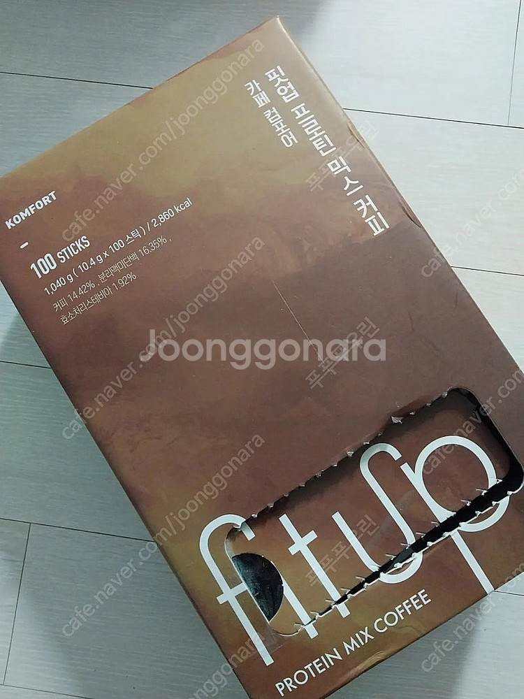 카페 컴포어 핏업 프로틴 커피믹스 100개입--0