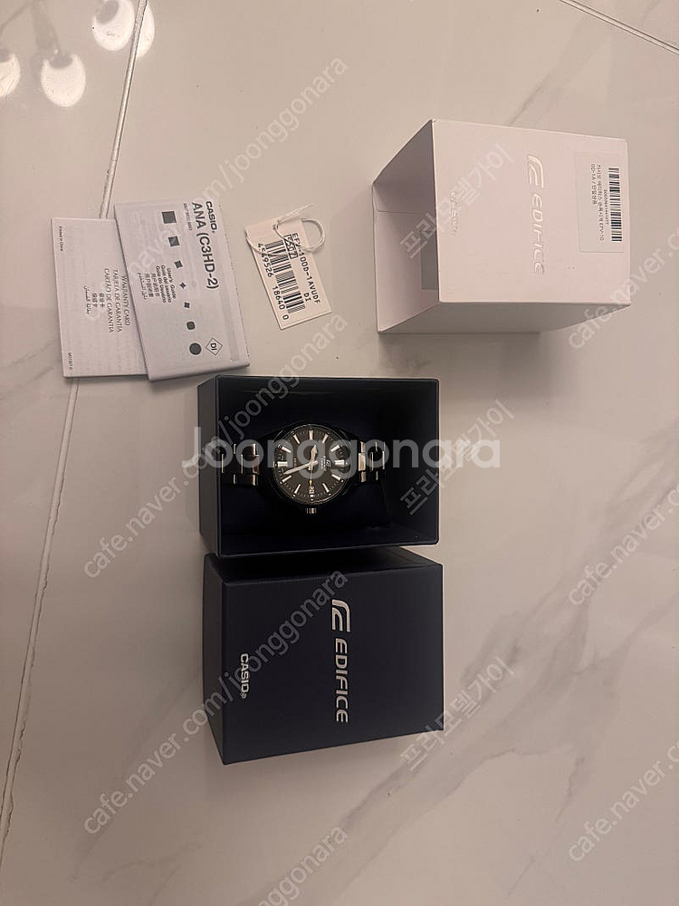 카시오 에디피스 efv 100d 1a 팝니다.--2