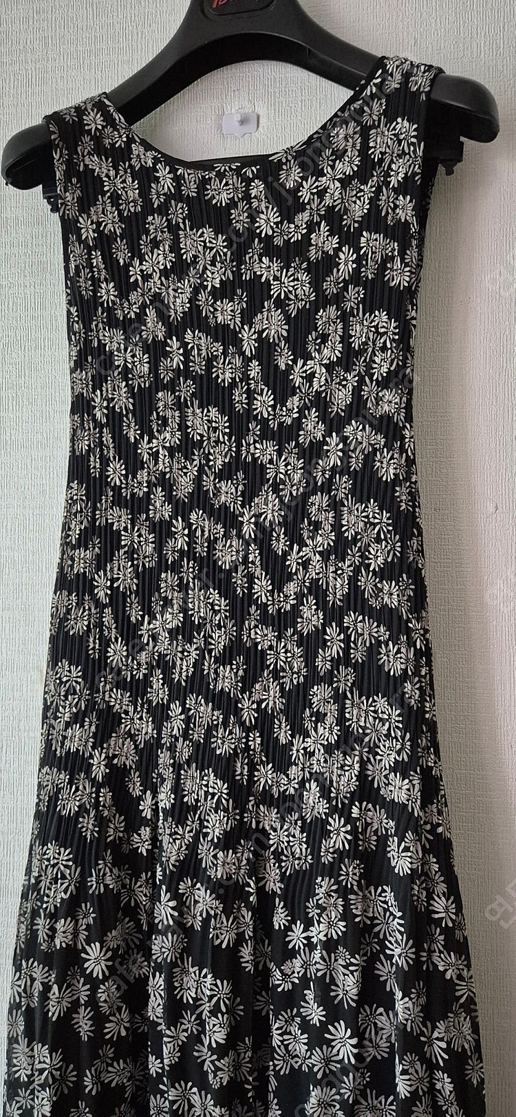 양면 유니크한 일본제 플리츠 롱원피스 이미지