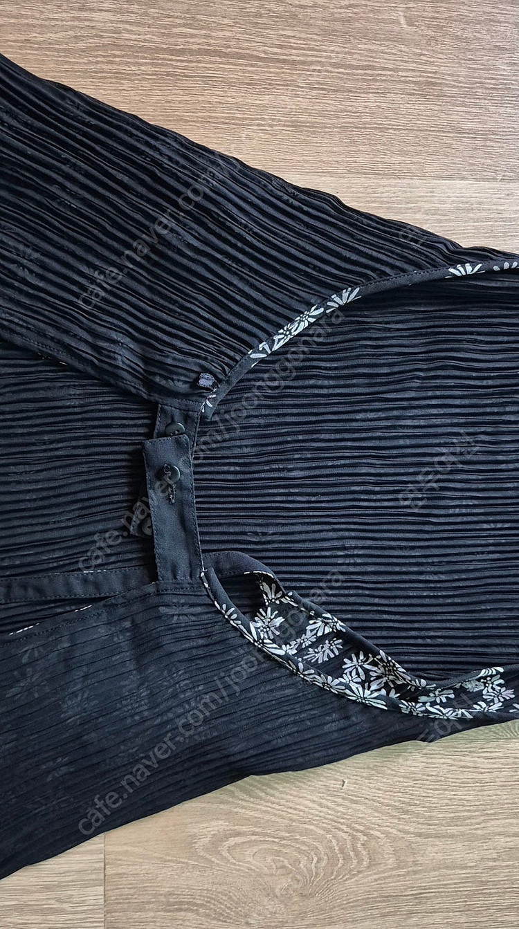 양면 유니크한 일본제 플리츠 롱원피스 이미지