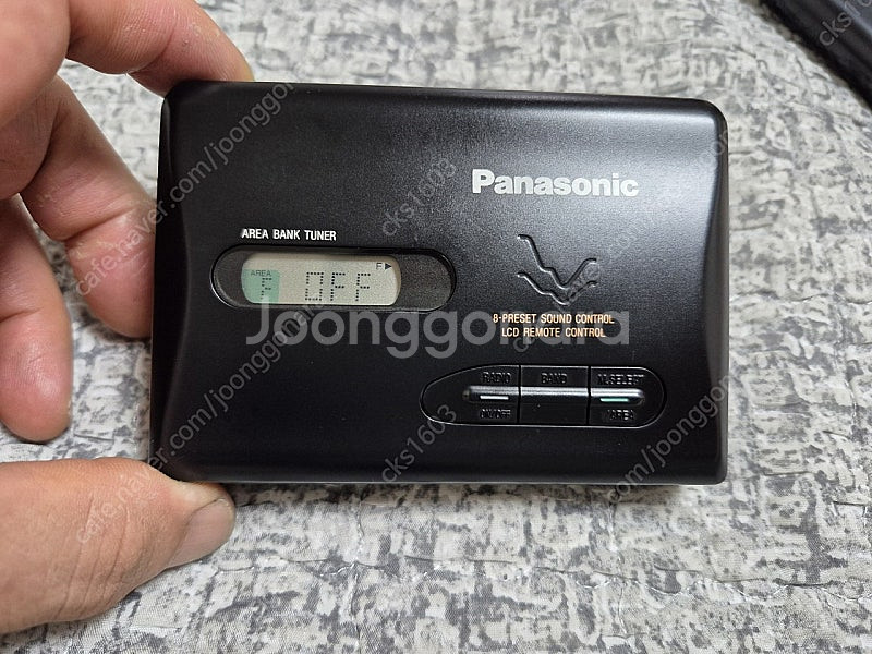 PANASONIC 워크맨 RQ-S60V 블랙색상 정상작...--1