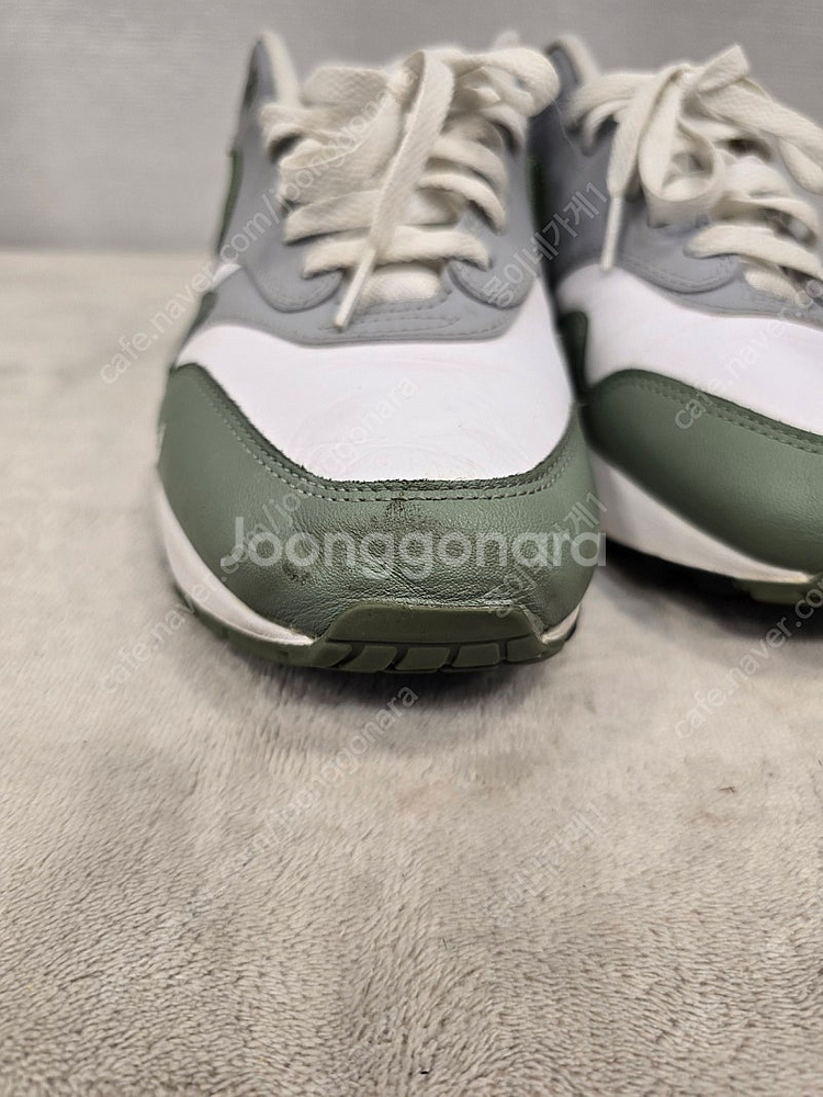 나이키 에어맥스1 스파이럴 그린 화이트 운동화 캐쥬얼화...--8