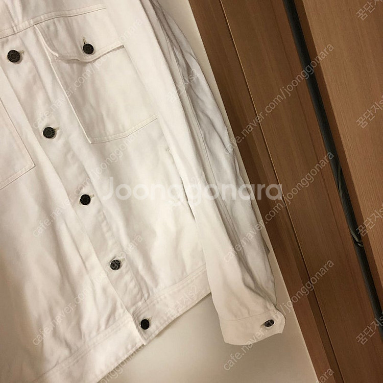 XL 스투시 정품 화이트 데님 트러커 자켓 남친룩 출근...--8