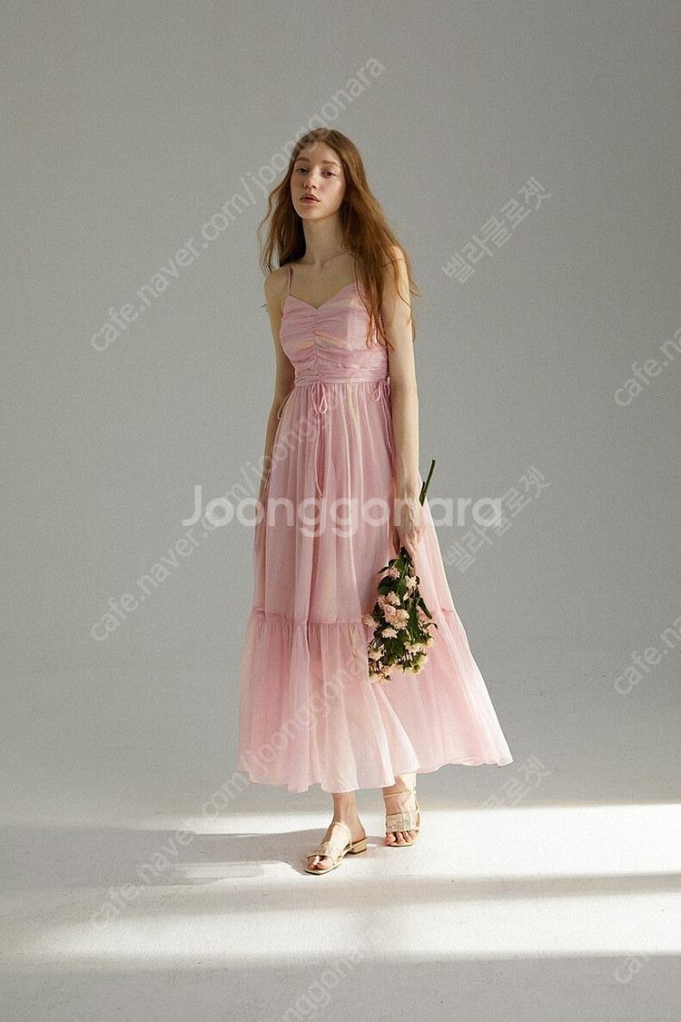 M사이즈) 유포리아 리본 롱원피스 휴양지여름원피스 셀프웨딩 브라이덜샤워 르니나그레이스유에스블랑사틴밀크코코아쎄무아듀비...--5