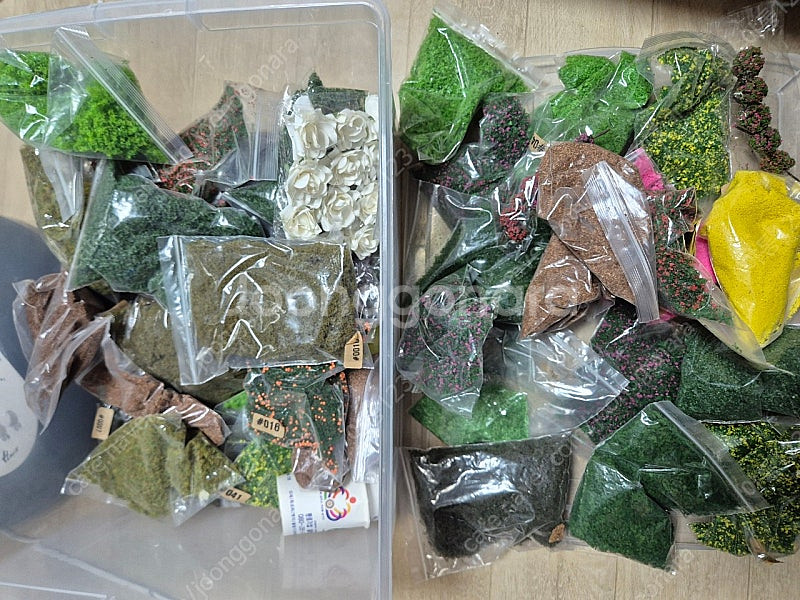 디오라마 조경 재료 일괄--0