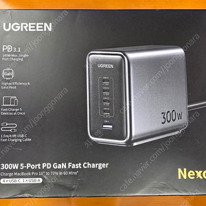 유그린 넥소드 Ugreen Nexode GaN 300w 충전기 풀박스 팝니다