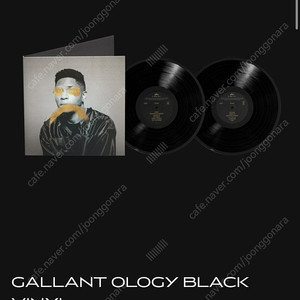 (미개봉 LP) GALLANT 갈란트 갤런트 OLOGY 블랙