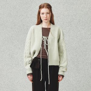 제이청 24FW 케이블 리본 가디건 F / 랑방 마인 오브제 타임 럭키슈에뜨 산드로 마쥬 오르 시에 시스템